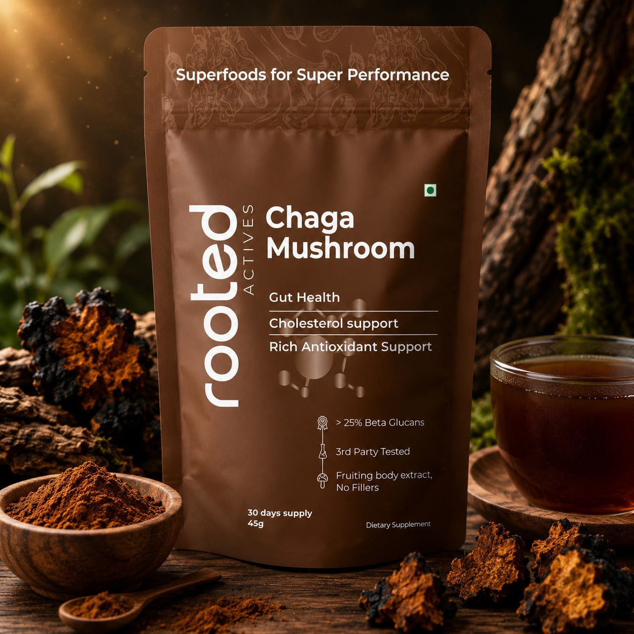 Chaga Mushroom Powder