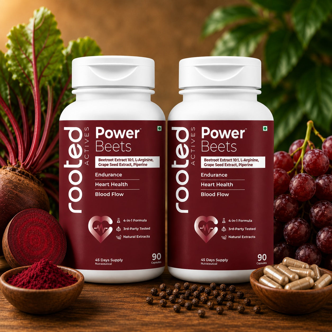 Power Beets Capsules (Pack of Two )