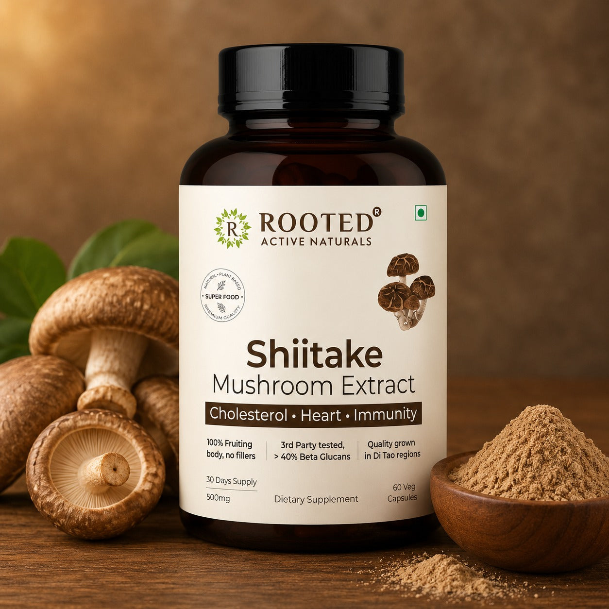 Shiitake Mushroom Extract Capsules